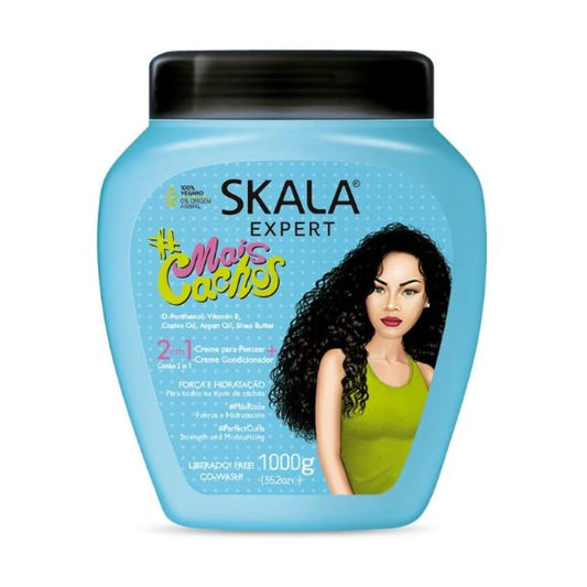 Skala Mais Cachos Hair Strengthening & Moisturizing Cream & Conditioner for Curly Hair 1000G