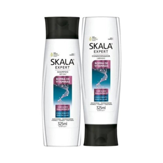 Skala Vitamins & Hyaluronic Acid Shampoo & Conditioner Set 325ML Each