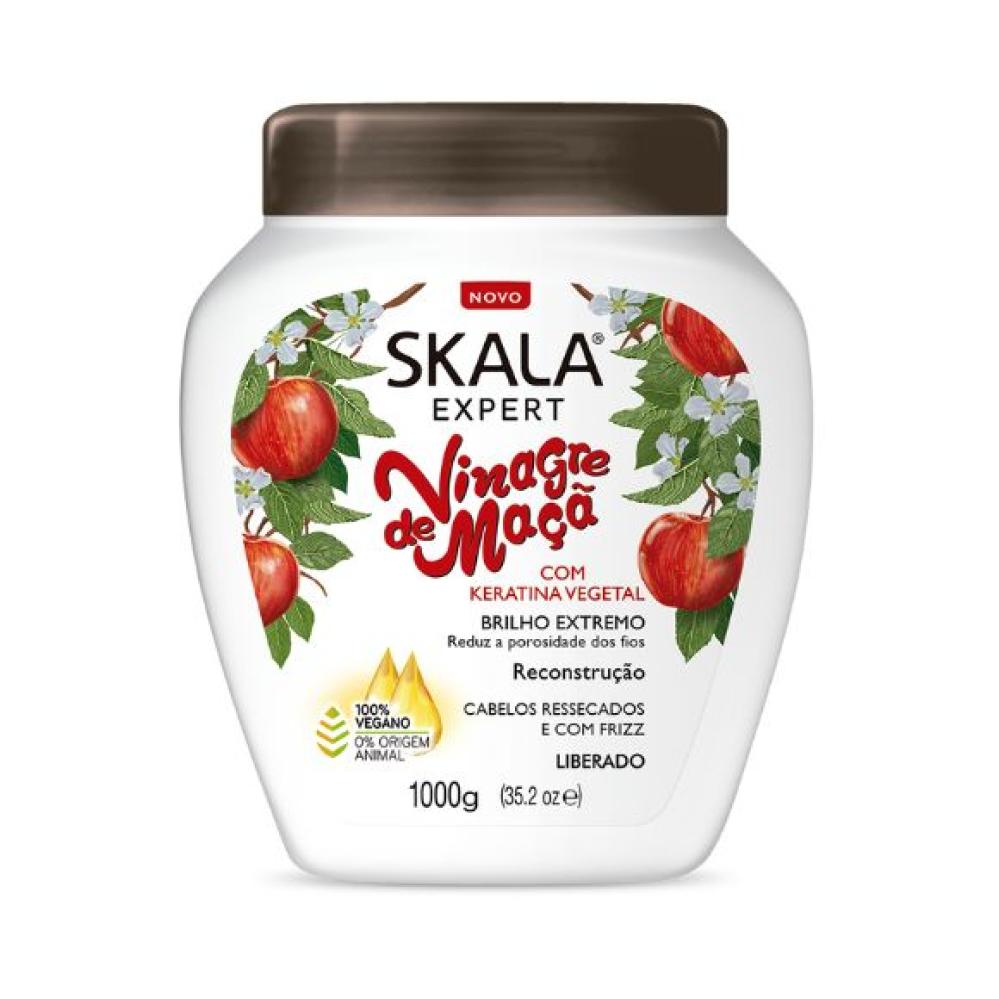 Skala Moisturizing Apple Cider Vinegar & Keratin Cream for Dry & Curly Hair 1000G