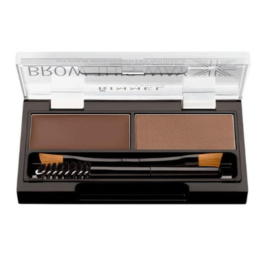 Rimmel London Brow This Way Pro Brow Kit Medium Brown 02 2.4G