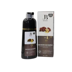 JB Organic Dark Brown Hair Dye Shampoo 400ML