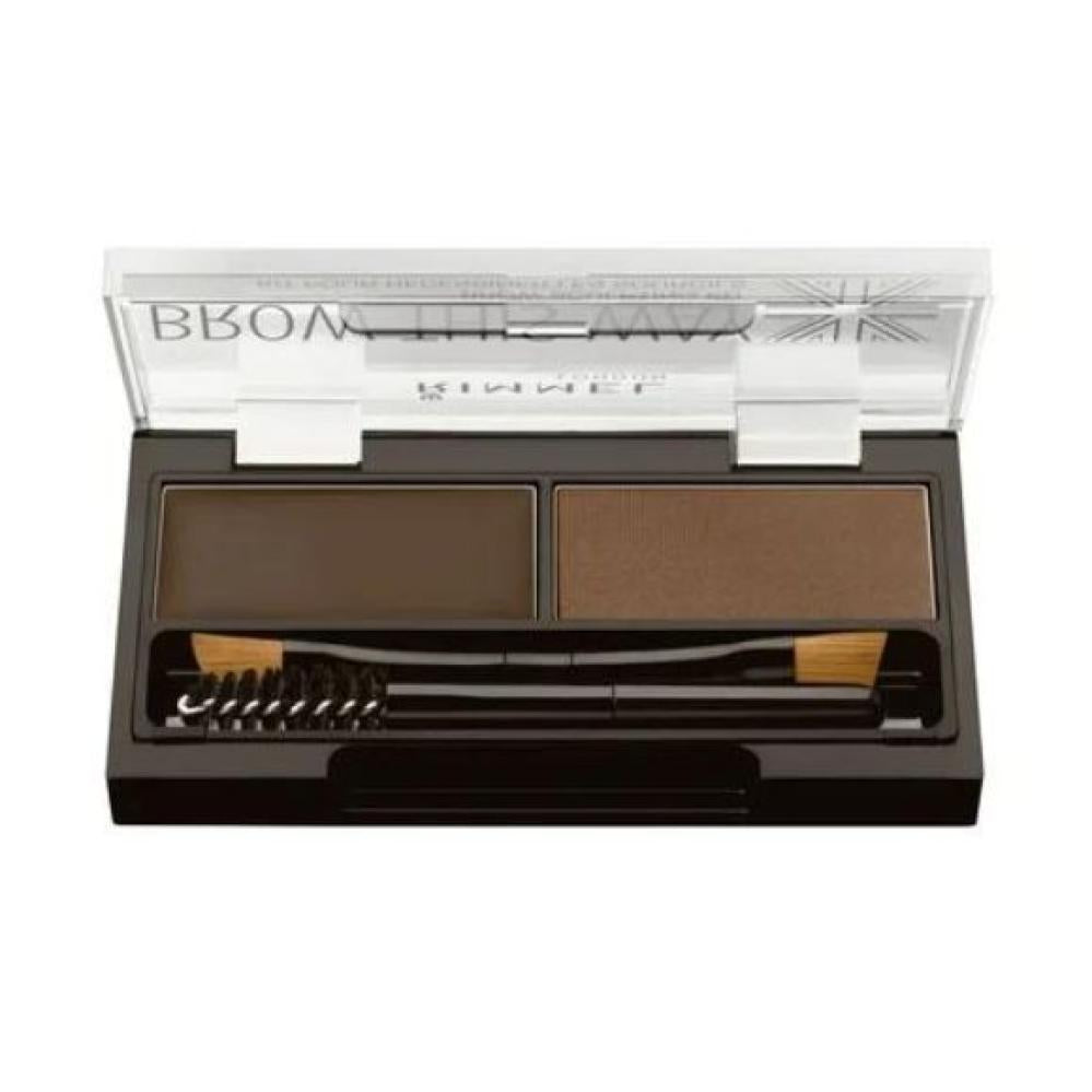 Rimmel London Brow This Way Pro Brow Kit Dark Brown 003